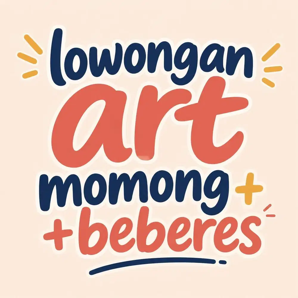 (Baca deskripsi)Lowongan ART momong beberes