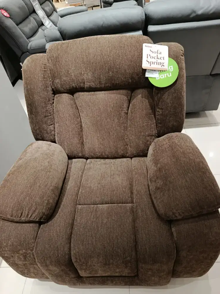 Parves sofa 1s rocki ng rc brown