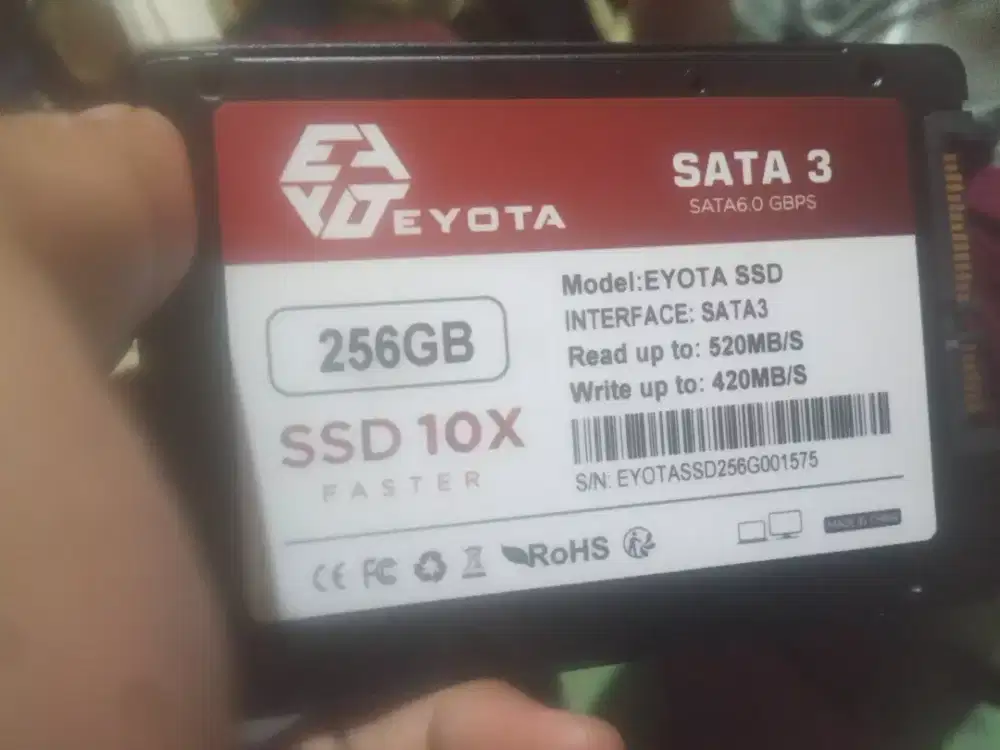 Dijual SSD sata 256gb eyota