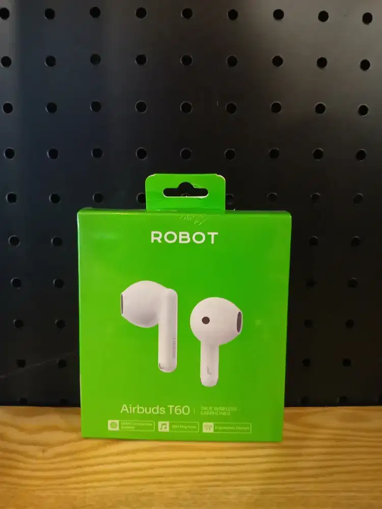 ROBOT TWS Wireless Earphone T60 Airbuds Bass Bluetooth 5.3