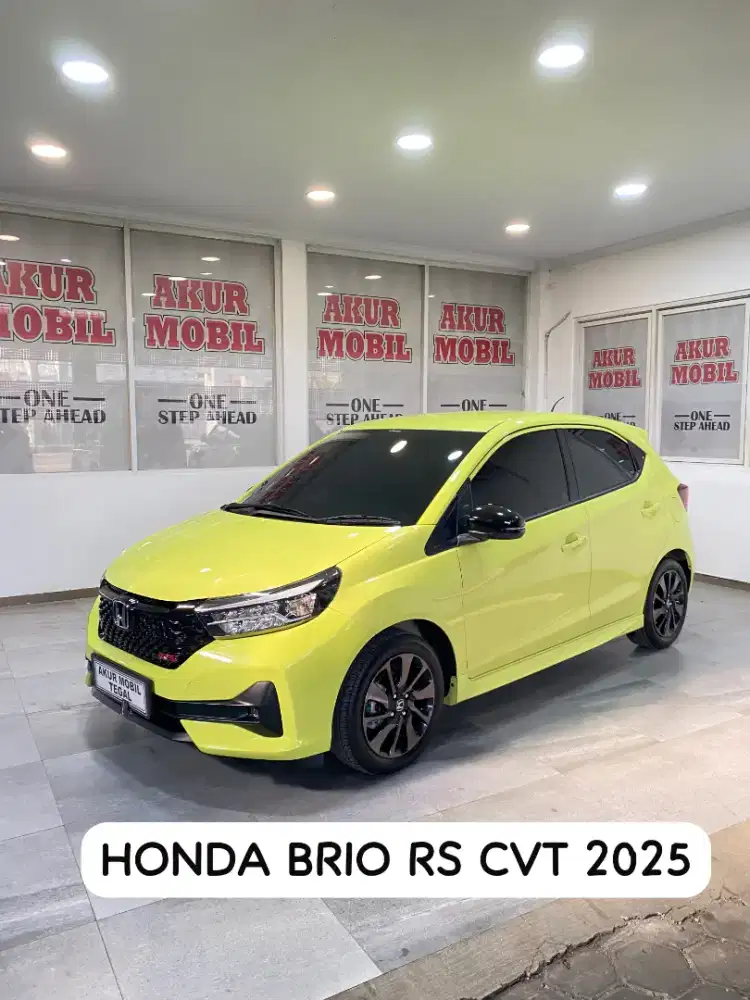 DP 35JT ! HONDA BRIO RS CVT 2025 HIJAU LIME FUL ORI SIAP PAKAI