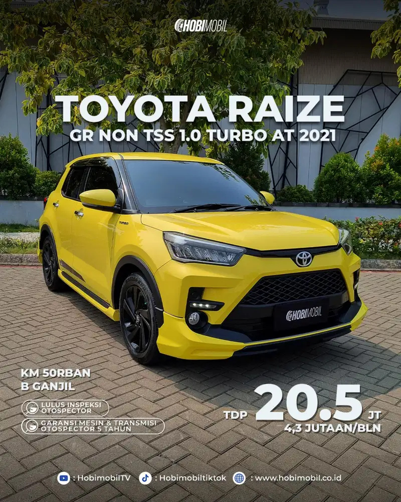 Raize GR 1.0 Turbo Non TSS AT Thn 2021