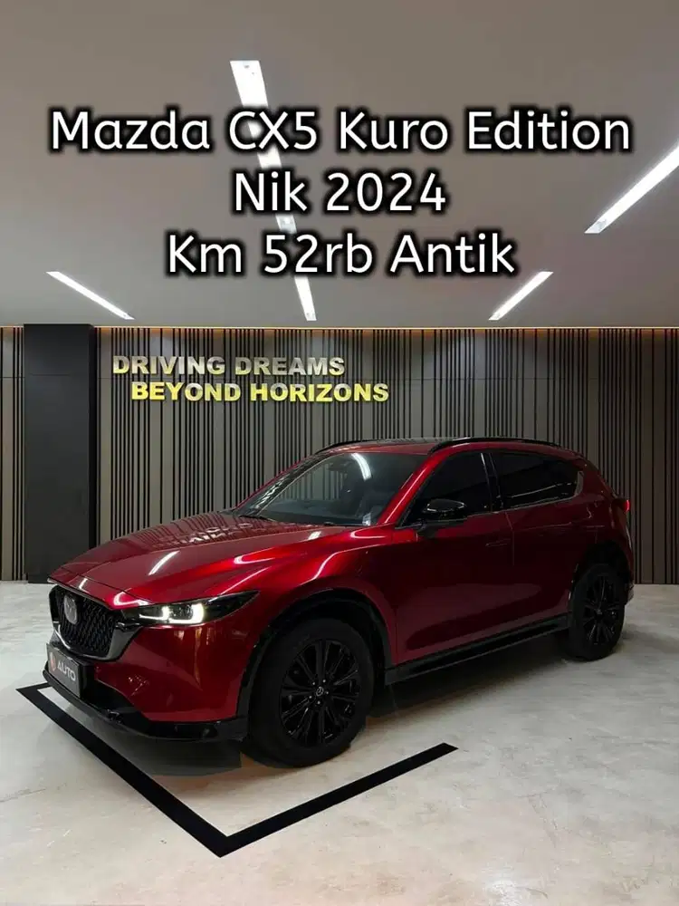 MAZDA CX5 KURO Edition AT 2025 Merah Km52rb B2869PIN Nik 2024