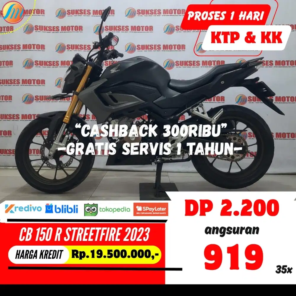 HONDA CB 150 R STREETFIRE 2023 KREDIT MURAH ANGSURAN RENDAH BERGARANSI