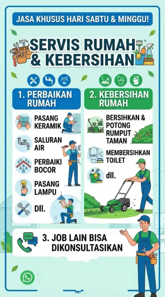 JASA JOB FREELANCE SABTU MINGGU