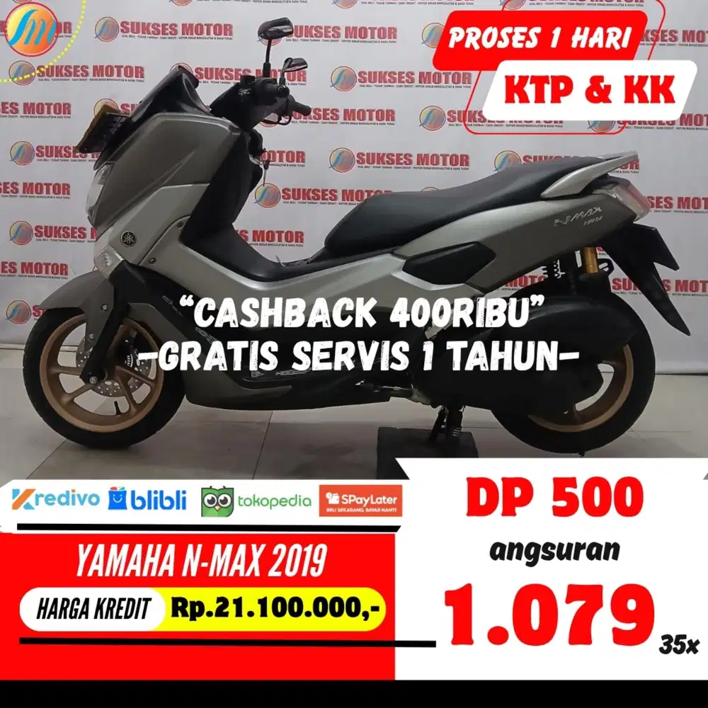 DP PROMO 500RB YAMAHA NMAX 2019 ANGSURAN SANGAT RENDAH BERGARANSI
