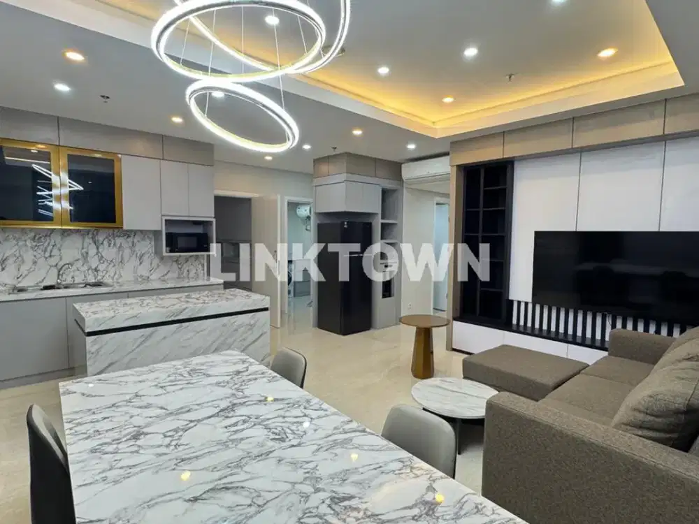Unit Baru Gress Furnish Type 2 Br di Apartemen Voila Ciputra World