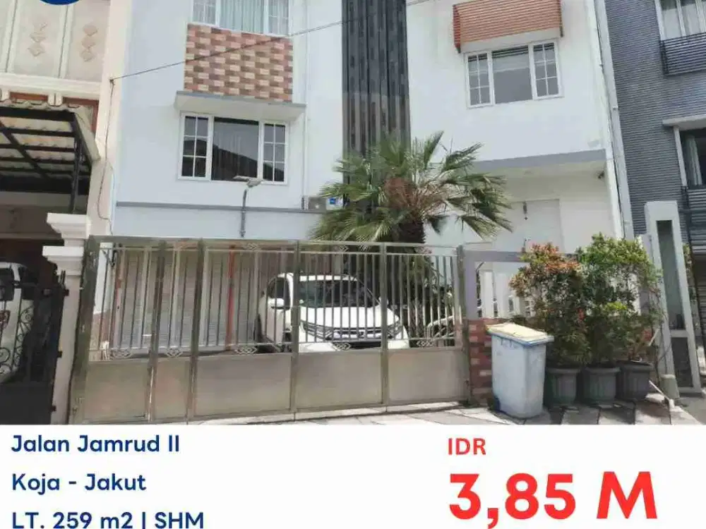 LELANG RUMAH TINGGAL DALAM PERUMAHAN  DI DAERAH KOJA JAKARTA UTARA
