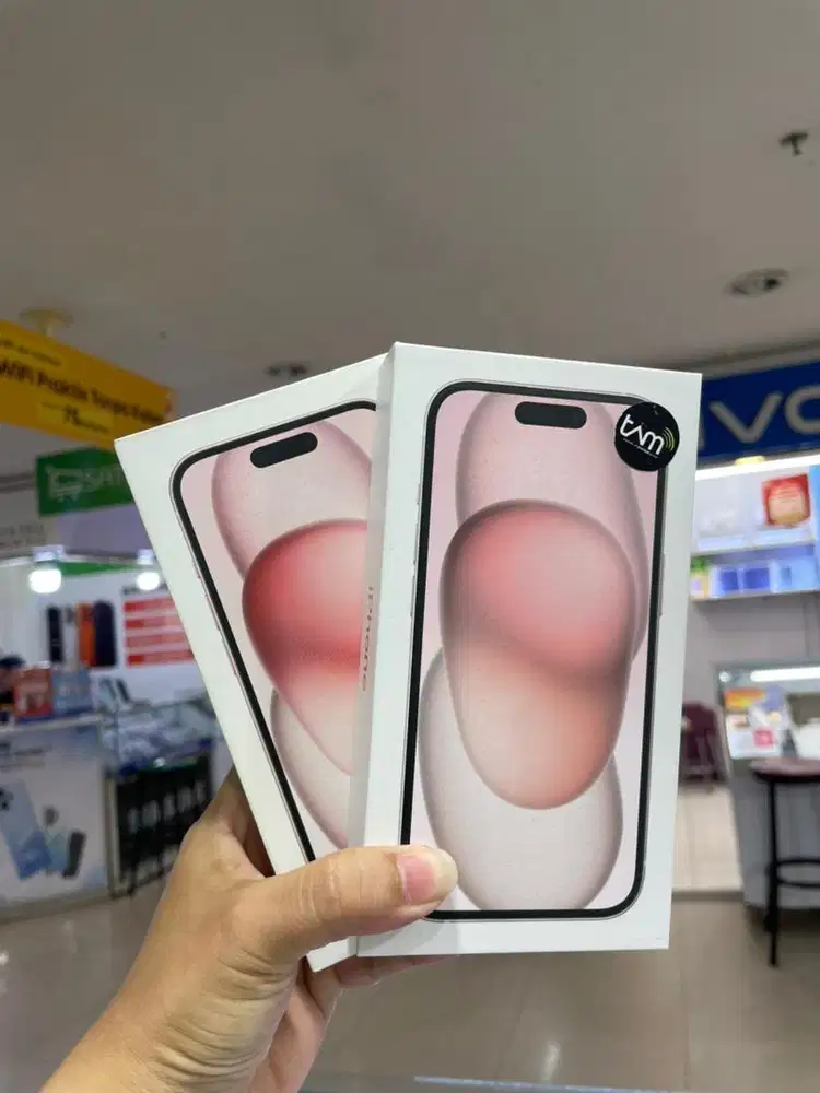 Iphone 15 Basic 128gb Pink Resmi iBox NEW SEGEL