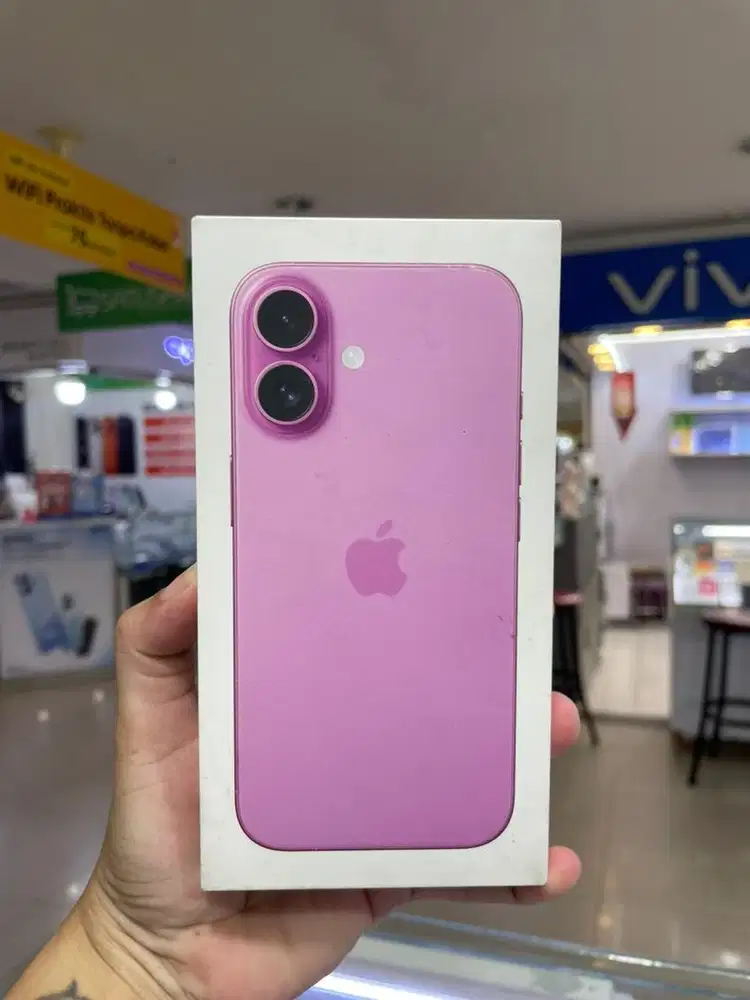 Iphone 16 Basic 128gb Pink Resmi iBox NEW SEGEL