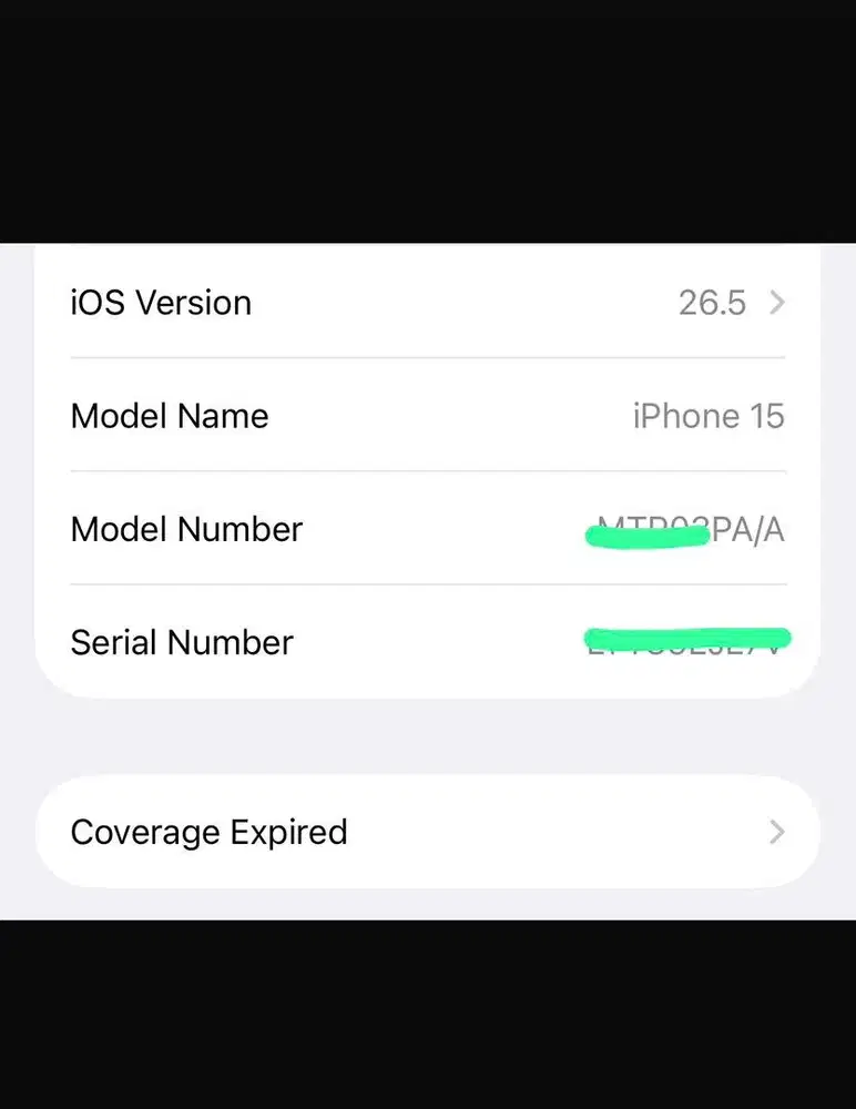 ip 15 128GB black