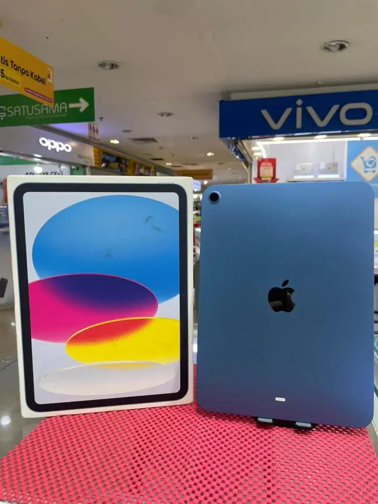 Ipad Gen 11 A16 128gb Blue Resmi iBox ON GARANSI Lengkap Mulus Like Ne