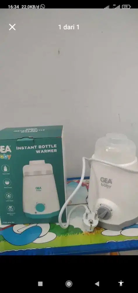 Instant bottle warmer (penghangat ASI, botol bayi, MPASI)