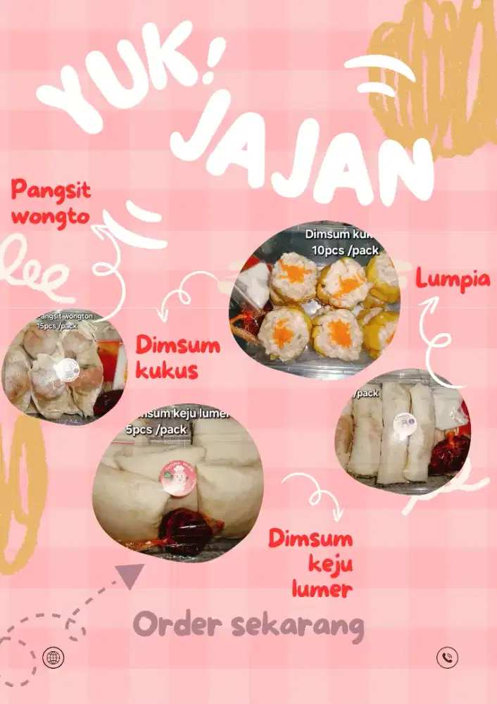 Jual aneka varian dimsum harga bersahabat