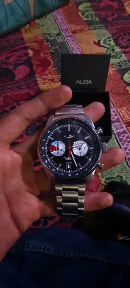 Jam tangan alba baru fullset jual butuh