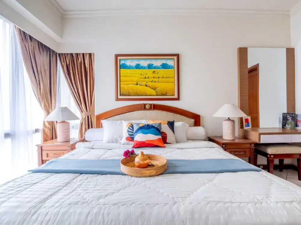 Hunian Dekat Dengan Mall Kokas & Unit Full Furnished! Disewakan Puri Casablanca Type 2 BR, Siap Huni, Lokasi dekat area (Cbd, Kuningan, Tebet)