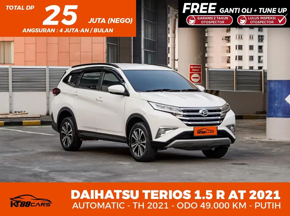 Daihatsu Terios R 1.5 AT Tahun 2021 Plat ganjil