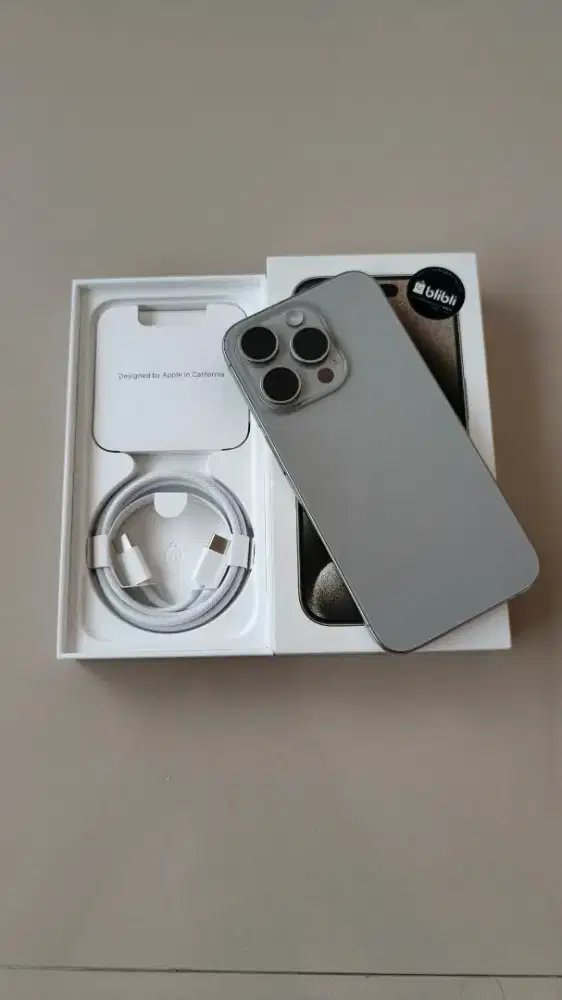 Iphone 15 Pro 128gb Natural Resmi