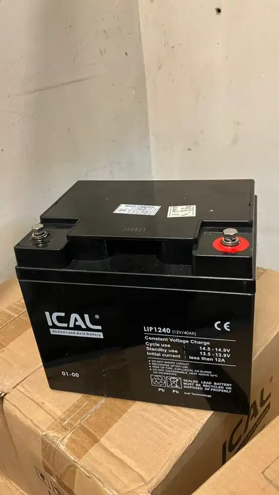 Aki lift baru ical 40 AH dan 65 AH