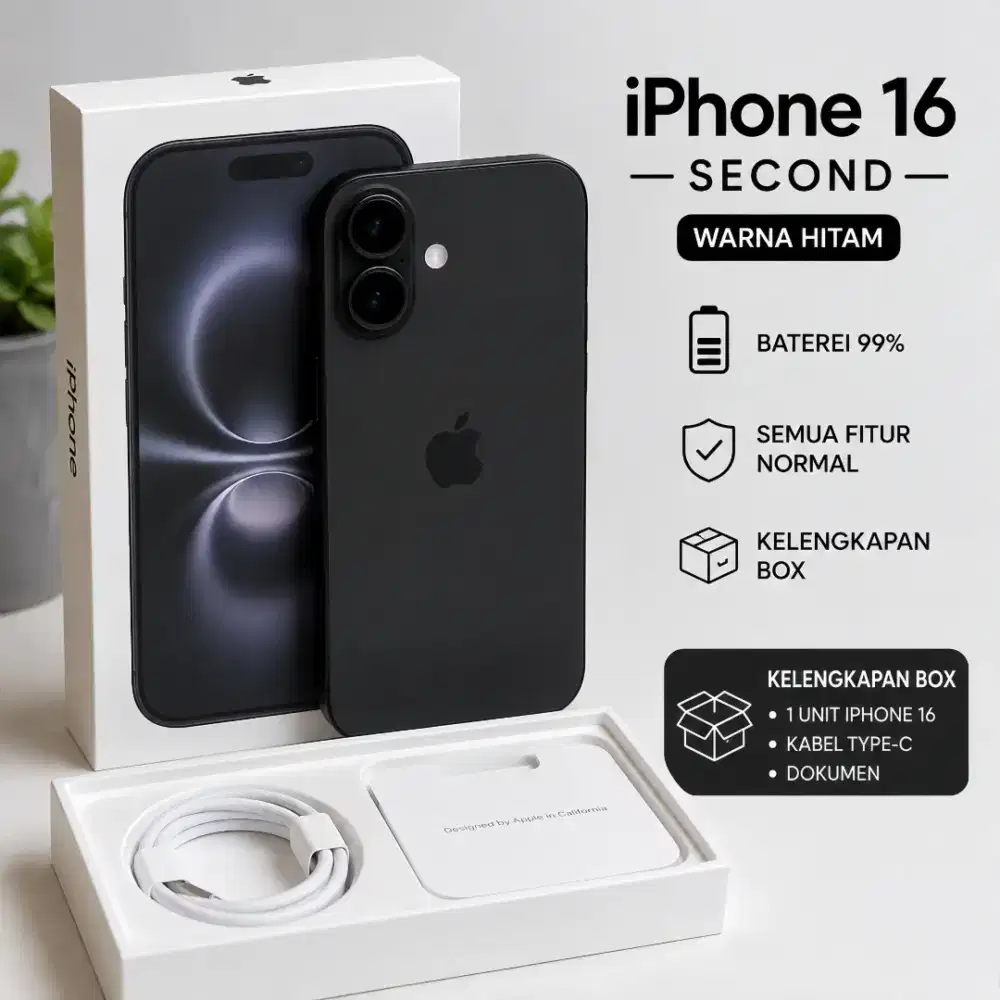 Iphone 16 Ex Inter 128GB, Mulus No lecet
