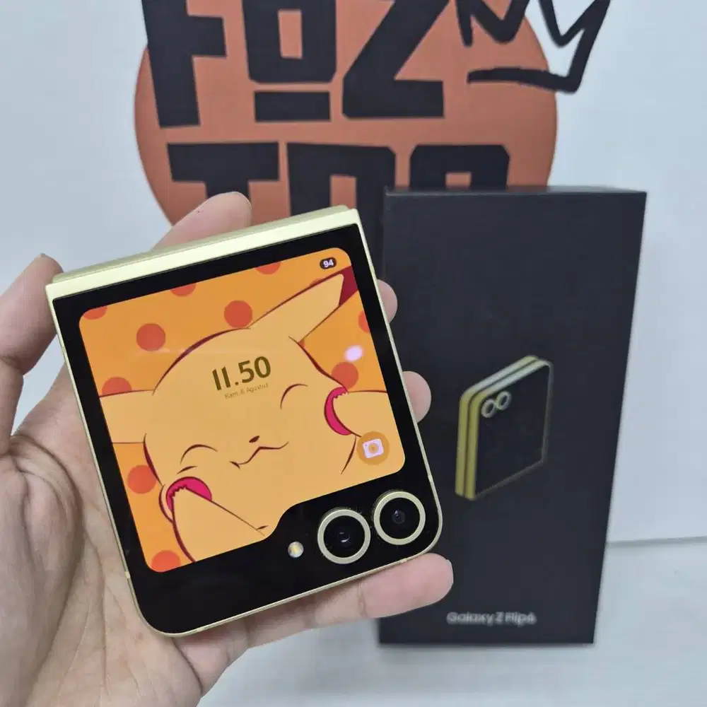 Samsung Z Flip 6 12/256GB Yellow FULLSET Mulus No Minus