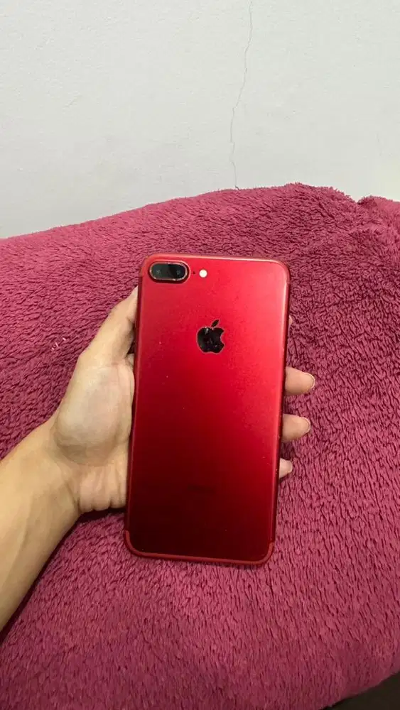 Iphone 7 plus red merah 128gb
