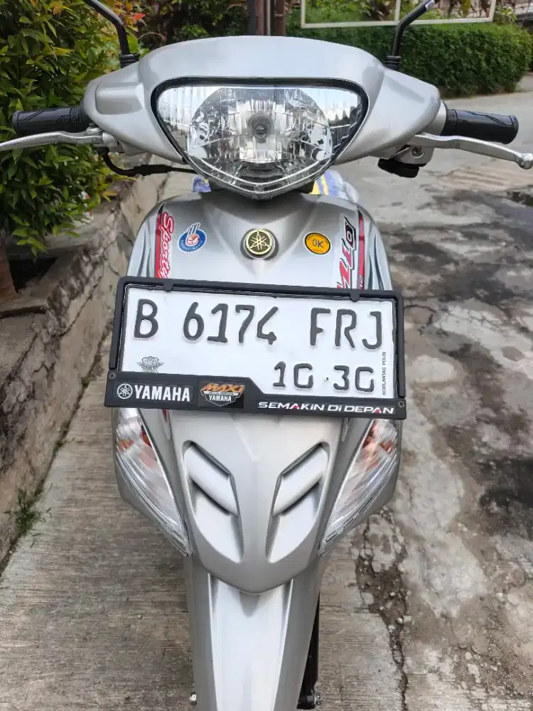 RESTORASI RINGAN MIO SPORTY BASIC SMILE ABU ABU