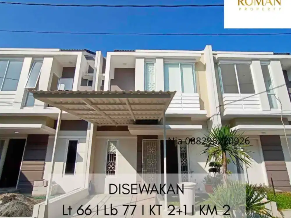 DISEWAKAN RUMAH SIAP HUNI PURI BETA 2