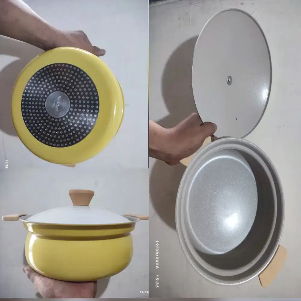 Stokpot anti lengket ceramic