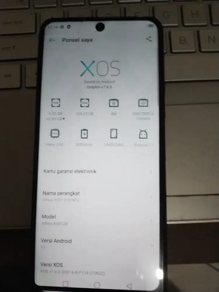Infinix hot11s nfc unit only