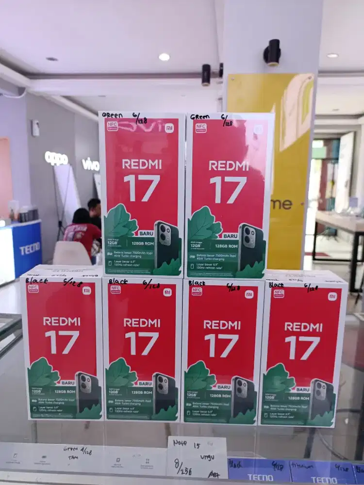 Redmi 17 6/128 new termurah