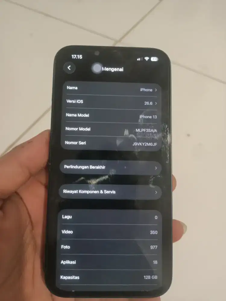 Jual hp I phone 13 128