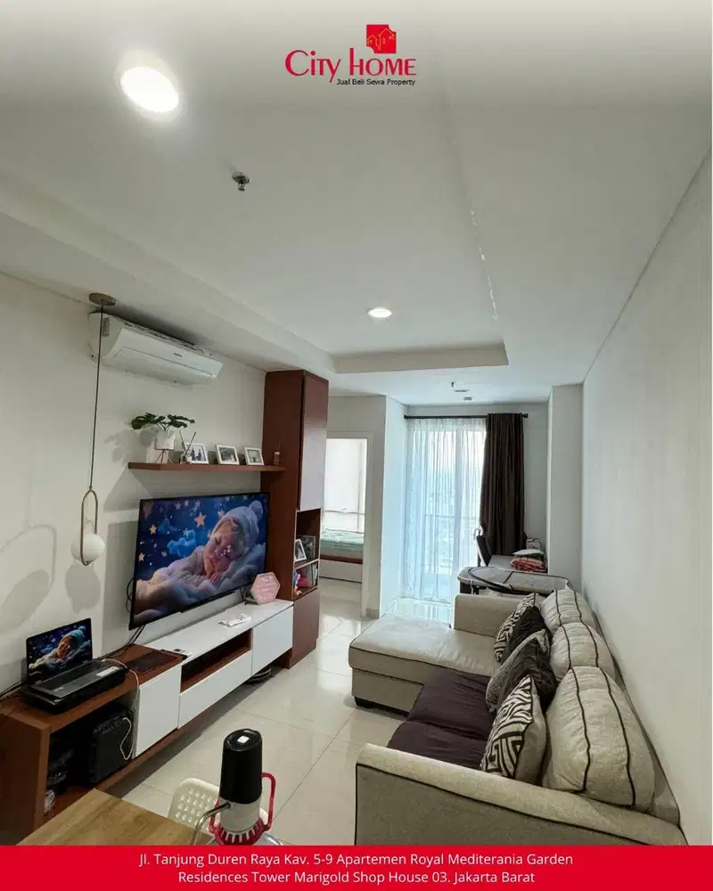 Dijual Cepat Apartemen Furnished Tipe 2+1 BR di Grand Madison