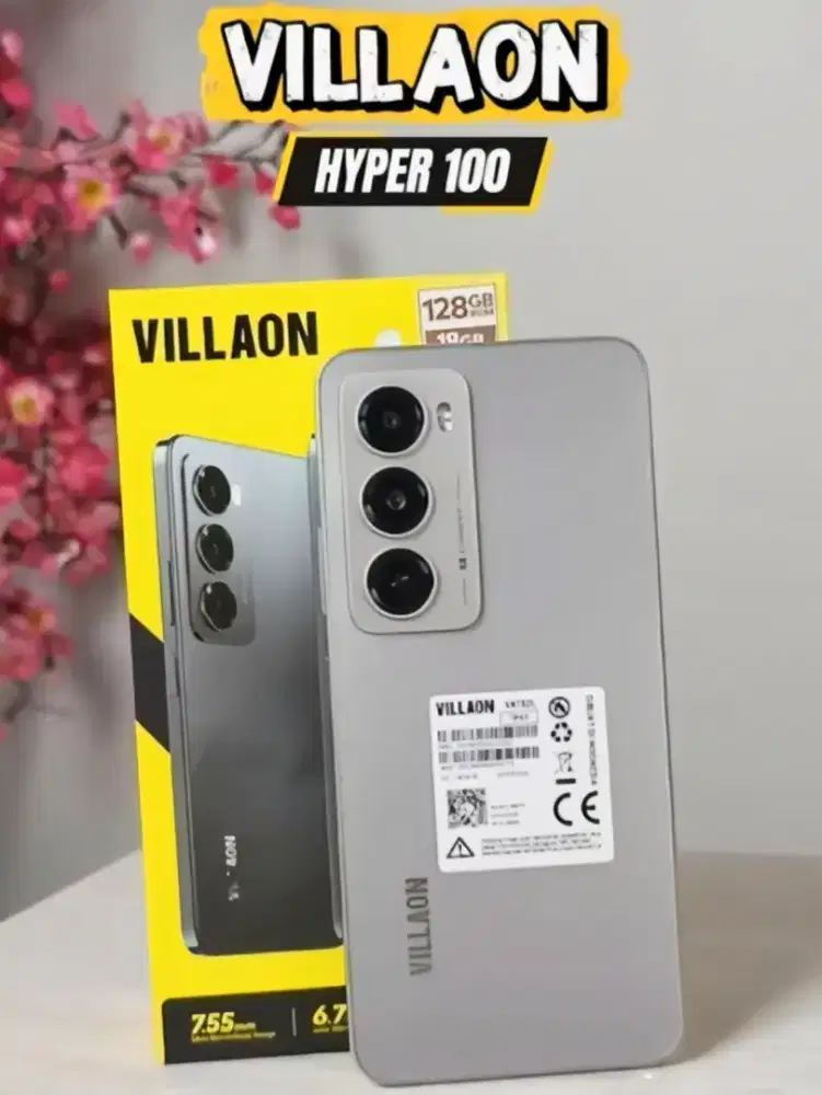 VILLAON Hyper 100 6GB+12GB/128GB , 5000mAh , SlimDesain Garansi Resmi