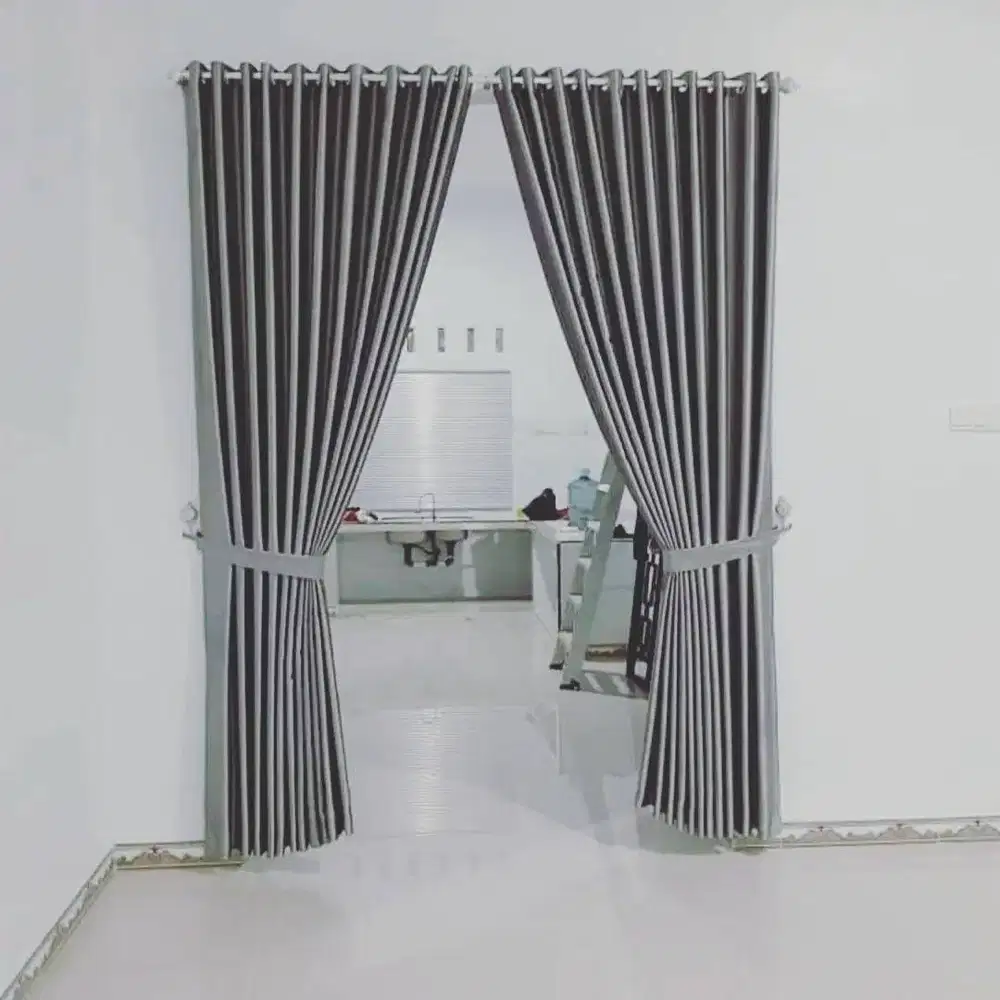 Jasa Pasang Gorden Custom Wallpaper Dinding 3D Gordyn Hordeng Korden