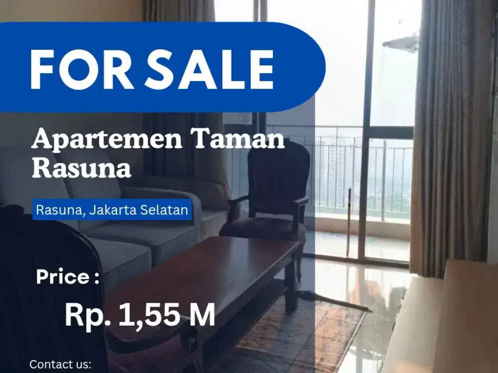 JUAL CEPAT DIBAWAH NJOP Taman Rasuna Unit 3+1BR Best Epic View