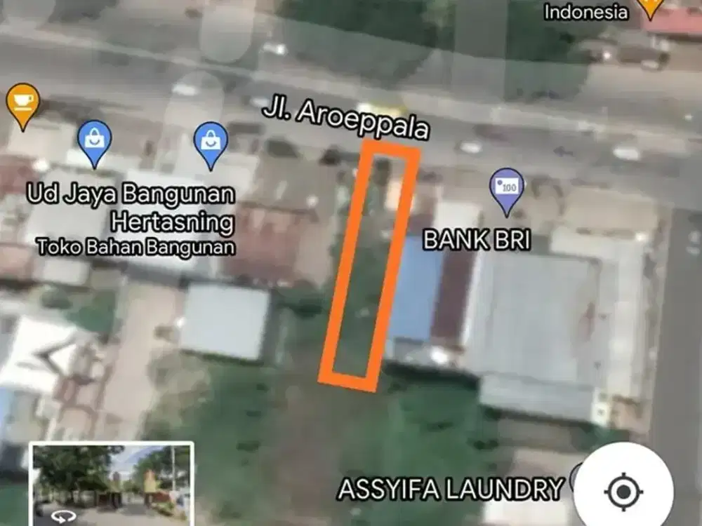 Trn Harga Tanah  Hertasning Baru  4.3X40, Poros Jalan  Samping Bank BRI