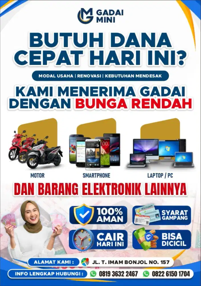 Gadai Bunga Rendah Potongan Minim
