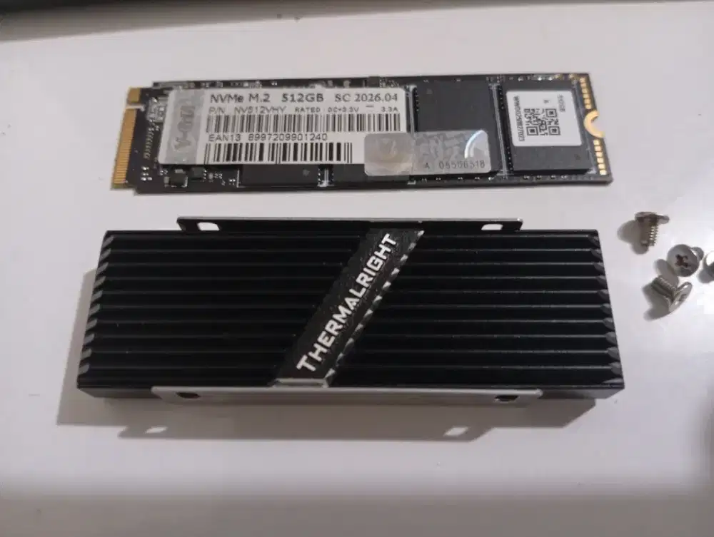 SSD V-GEN M.2 NVME gen3 512gb + Heatsink,