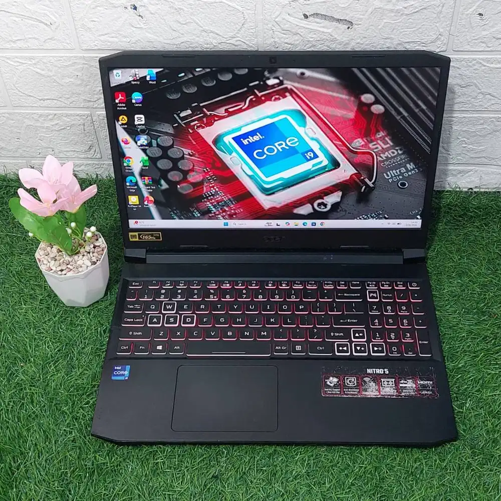 ACER NITRO AN515-57 INTEL I9-11900H RAM 16GB SSD 512GB WINDOWS 11