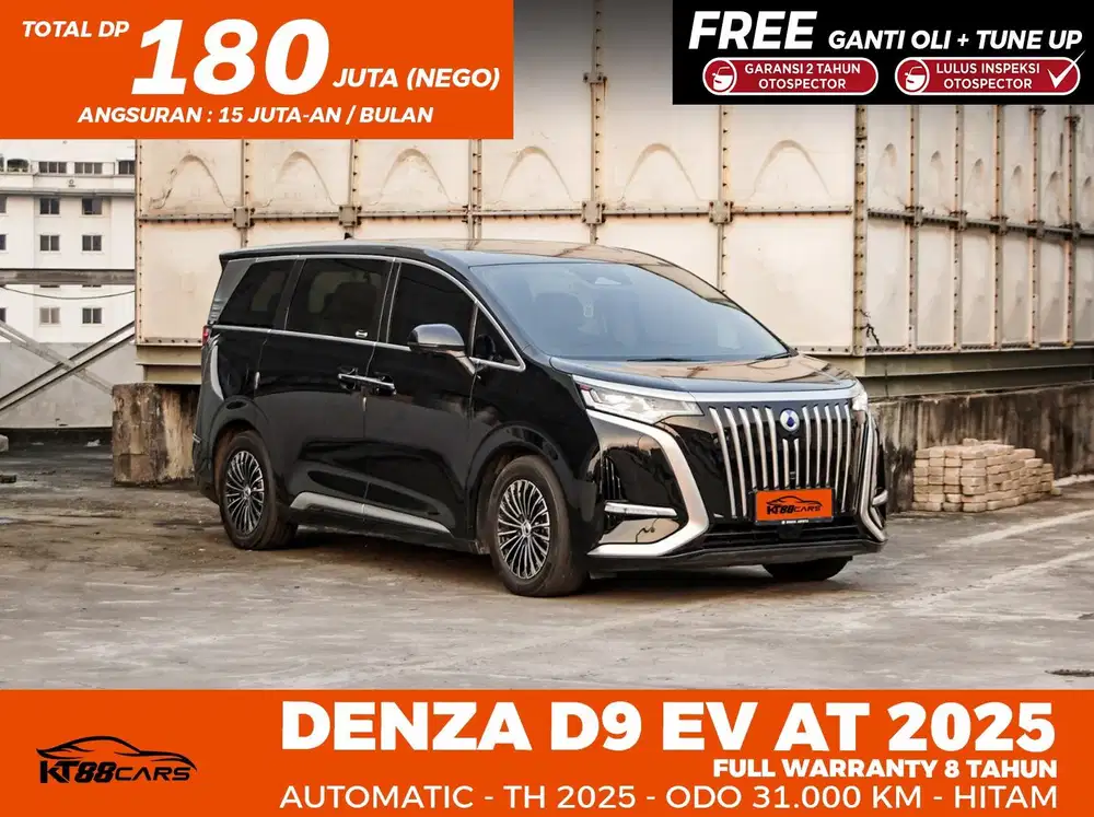 CASHBACK 5JT(Kredit) Denza D9 EV AT Tahun 2025