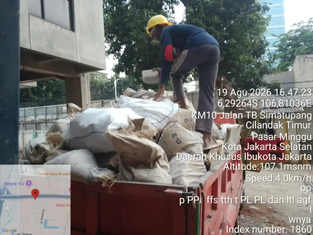 Jasa buang puing sampah