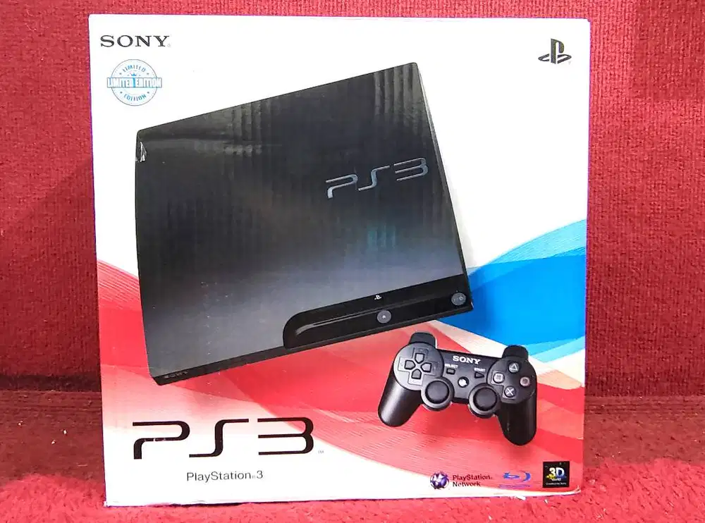 PS 3 Slim Seri CECH-3000A HDD 320GB LIKE NEW SEGEL MALANG