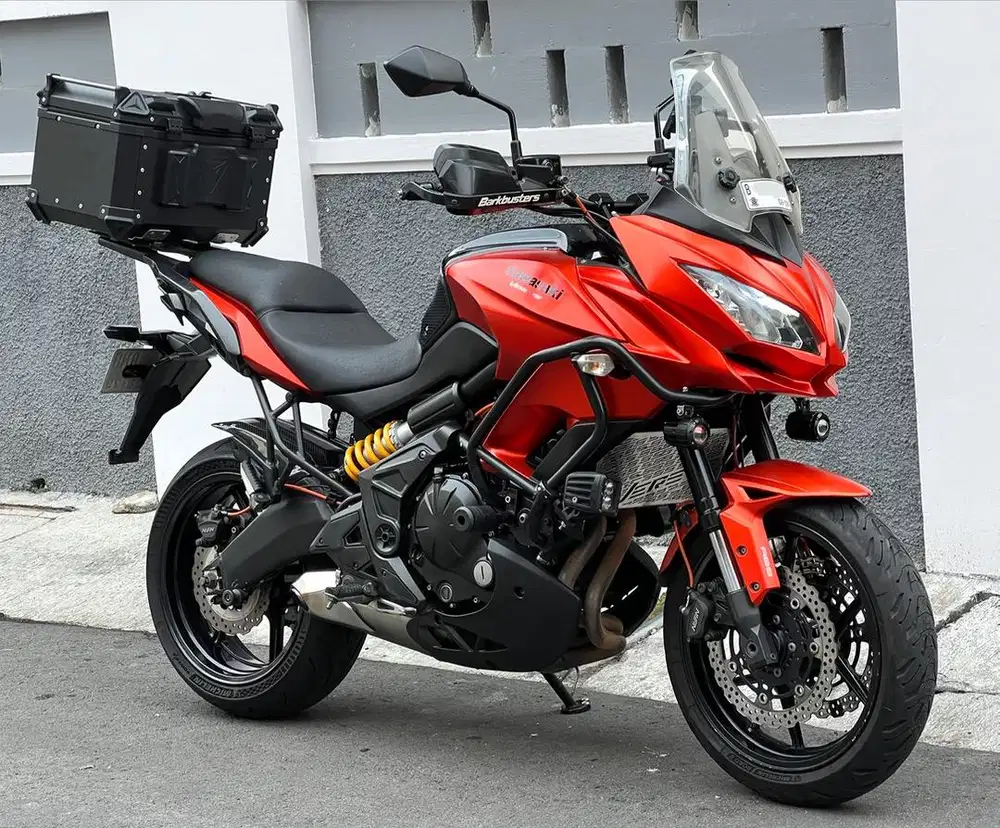 Kawasaki Versys 650 2017 siap touring no minus low KM orange