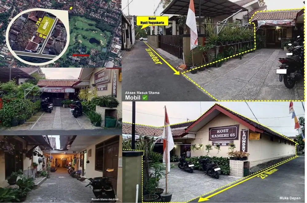 DIJUAL TANAH & BANGUNAN | SHM | TANPA PERANTARA