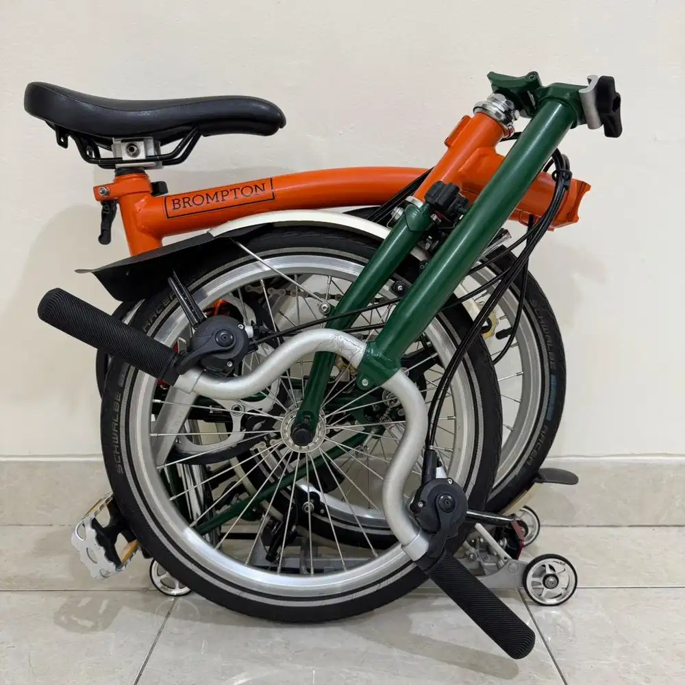 BROMPTON M6R SIGNAL ORANGE GREEN 2019 - ISTIMEWA