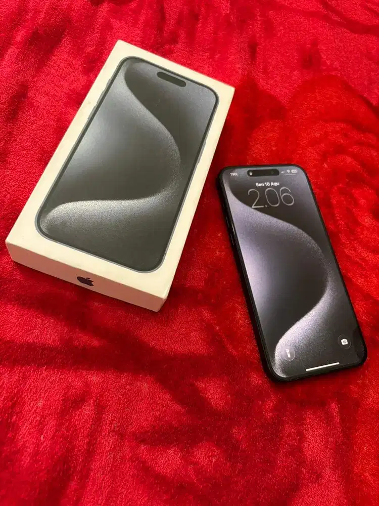 iPhone 15 Pro Max 256gb Inter Fullset Blue Titanium