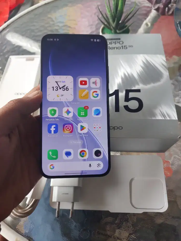 Oppo reno 15 5g 12/256 gb fullset normal