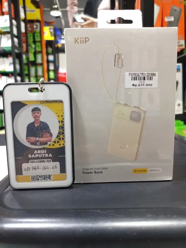KIIP PB DUAL TYPE C+L 22,5w 10000MAH