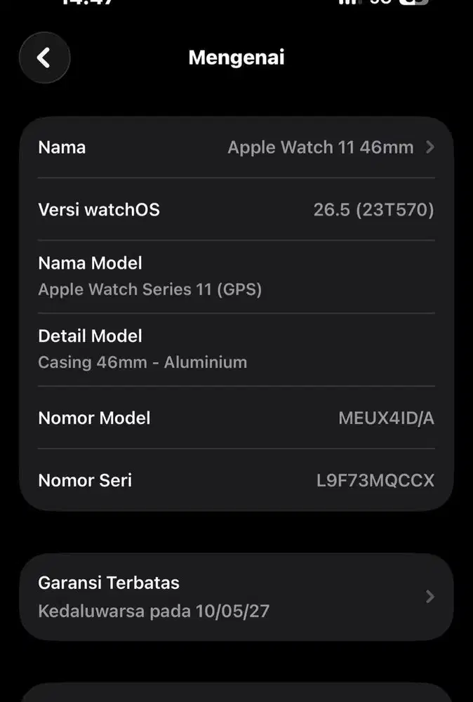 Apple Iwacth 11 46mm Ibox